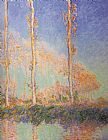 Claude Monet Canvas Paintings - Poplars